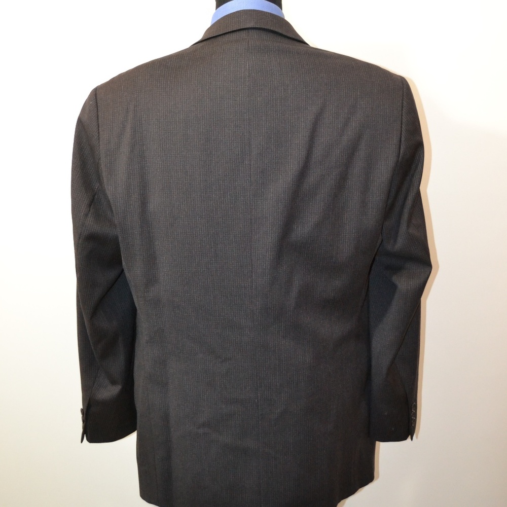 Ferrini 42R Sport Coat Blazer Suit Jacket Charcoal - Picture 5 of 8